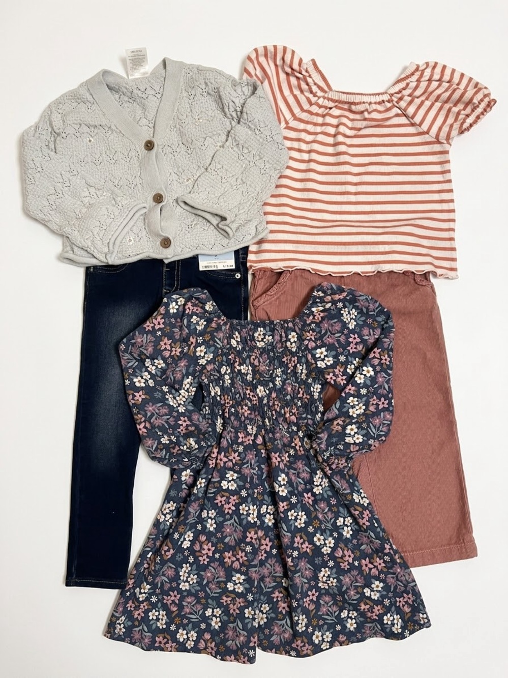 Girls Fall Outfit Lot - 4T, various brands